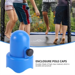 4 Sets Trampoline Caps Net Trampoline Net Pole Caps Trampoline Pole Caps 1 Inch