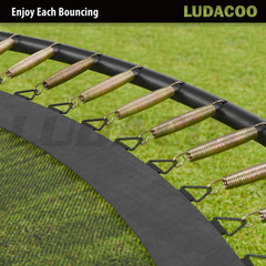 Heavy Duty Stainless Steel Trampoline Springs with Hooks & T-Hook Tool, 12-48 Pa