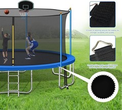 Replacement Trampoline Mat, Jumping Mat Fits 14ft Frame, Fit 5.5″ Spring 152″