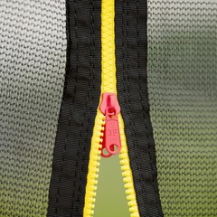 15FT Trampoline with Basketball Hoop Inflator Ladder 6 Pole Sleeves Galvanized