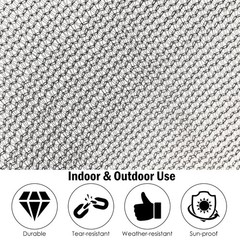 Topbuy 12/14/15/16FT Enclosure Net Trampoline Replacement Safety Net