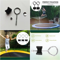 Trampoline Screws and Bolts Replacement for Kids’ Fitness Trampolines – 10 Pack