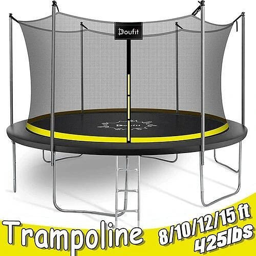 Doufit 8FT Trampoline Replacement Safety Pad Universal Spring Cover