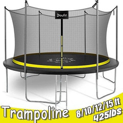 Doufit 8FT Trampoline Replacement Safety Pad Universal Spring Cover