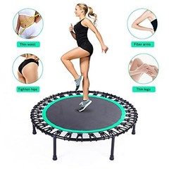 40″ Bungee Rebounder Trampoline Fitness Exercise Adults Kids Jump Fun Green New