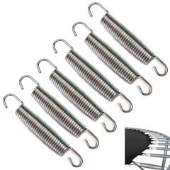 6 Pack Trampoline Springs Replacement 5.5 Inch Heavy Duty Stainless Steel
