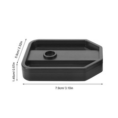 20Pcs Reusable Removable Computer Case Bracket for Mini Pc Stable Support Black
