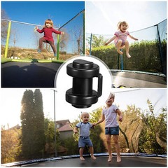 6/8Pcs Trampoline Enclosure Pole Caps End Poles Protector Cover Net Hook Parts