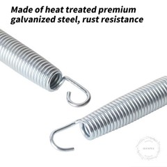 20 pcs Trampoline Springs, 7inch Heavy Duty Trampoline Springs Stainless Steel