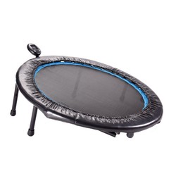 36 Inch Black Mini Rebounder, Lightweight 14lbs Low-Impact Home Cardio Trainer