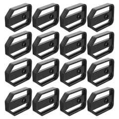 20Pcs Reusable Removable Computer Case Bracket for Mini Pc Stable Support Black