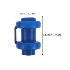 6Pcs Reusable Plastic Trampoline Rod Covers Protective Pole Caps Blue