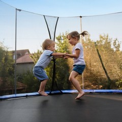 14FT Trampoline Spring Cover Universal Trampoline Replacement Pad w/Split Design