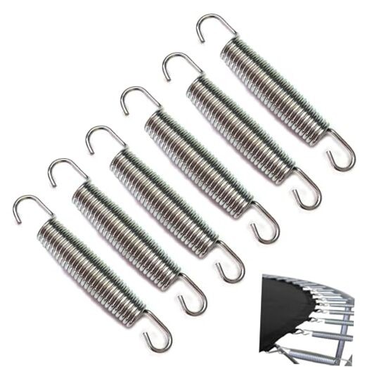 6 Pack Trampoline Springs Replacement 5.5 Inch Heavy Duty Stainless Steel