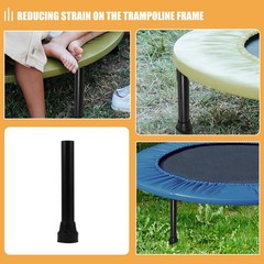 Trampoline Pole Caps Foot Pad Replacement Legs Tips Stainless Steel