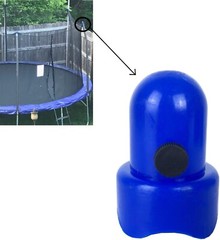 Large Trampoline Enclosure Pole Caps with Screw-In Bolts, Only Fit for Pole 1.5