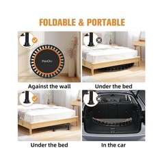 40″/48″ Foldable Mini Trampoline Load 330bs,Portable with Adjustable Foam Handle