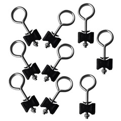 9 Pcs Metal Ground Anchors Screw in Heavy Duty Stakes for Trampoline