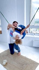 Premium Bungee for Fitness Experience. Happy Bouncing Babies