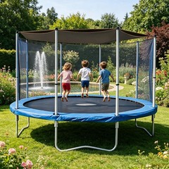Trampoline Shade Cover, Trampoline Cover for 10FT 12FT 14FT Straight