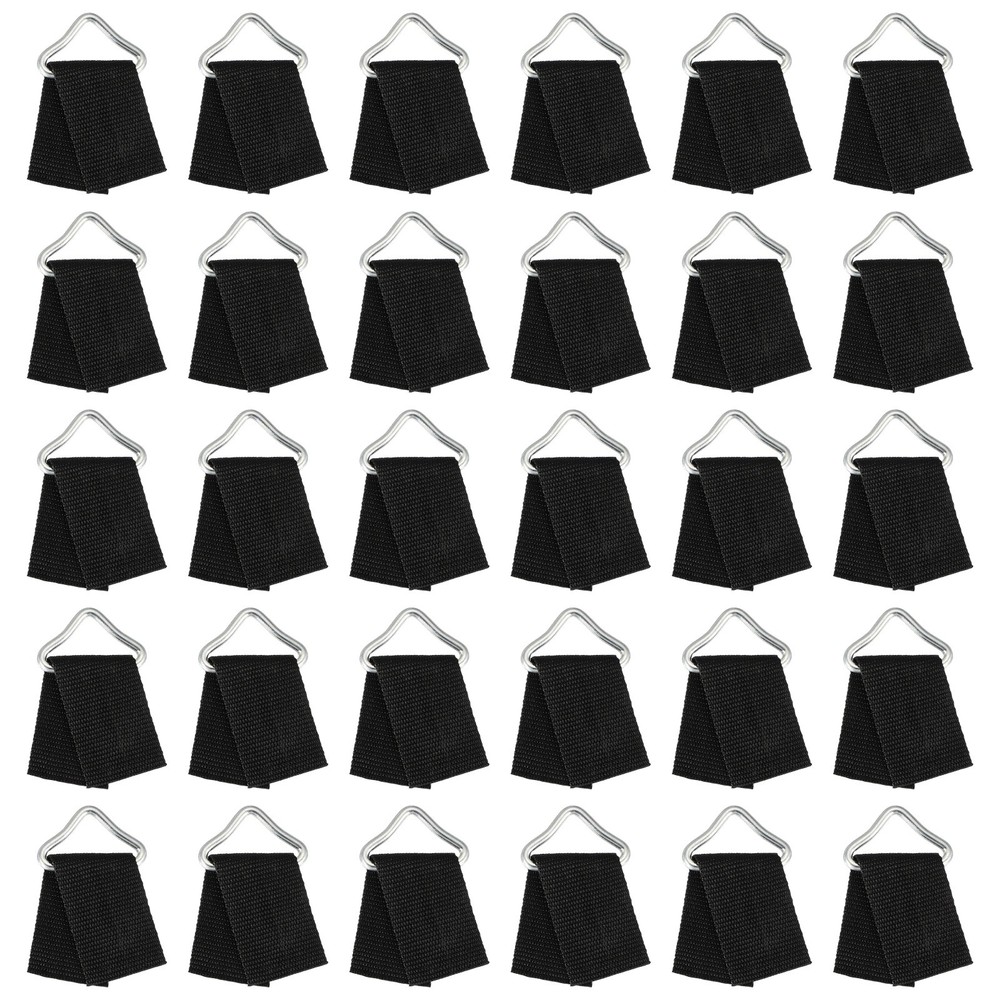 Trampolines Triangle Buckle, 30Pcs & Iron Triangle Ring Buckle with Webbing
