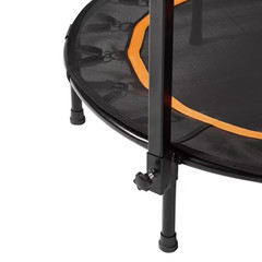 40 In. Fitness Trampoline with T-Shaped Handlebar-Compact, Stable, and Built for
