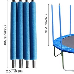 Trampoline Poles Replacement,with Trampoline Poles -Collision Protector5811