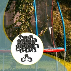 50x Trampoline Pole Covers Anti Slip U Shaped for Trampoline Legs Table Desk