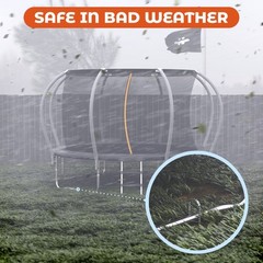 Ground Stakes Ultra Strong Trampoline Anchors U Shaped 4 Pack Silver Steel