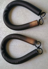 Heavy Duty Replacement Springs 2 Pack 40mm Diametro 25″ Largo 80Lbs Punta Gold