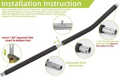 Skywalker Trampoline Replacement Poles – Safe & Durable Galvanized Steel Tubes