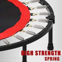 Durable 40″ Exercise Trampoline, Foldable Design, Non-Slip Handle, 330lb Support