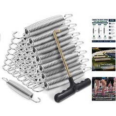 Trampoline Spring Replacement Kit: 72 Heavy-Duty Springs & Installation Tool