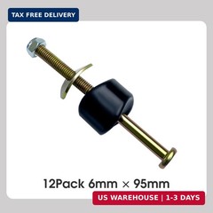 12 PCS Long Trampoline Screws and Bolts, Trampoline Bolts and Nuts, Trampoline E