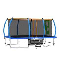 10x16FT Outdoor Rectangular Trampoline for & Adults