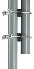 Trampoline Hinge U-Bolt Clamp Connectors for Poles up to 1.5″, Legs up to 1.75″