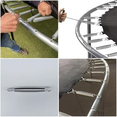 6 Pack Trampoline Springs Replacement 5.5 Inch Heavy Duty Stainless Steel