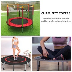8 Pcs Non-slip Mat Fitness Rebounder Trampoline Feet Indoor Parts Leg [