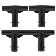 4 Pcs Trampoline Pole Top Cover Enclosure End Caps Shaped Pipe Sleeve