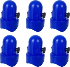 Large Trampoline Enclosure Pole Caps with Screw-in Bolts, Only Fit for Pole 1.5