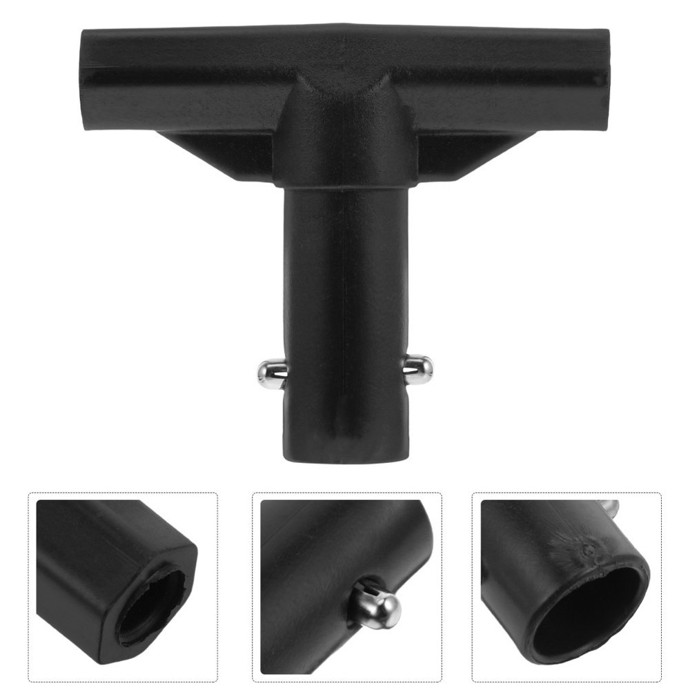 Trampoline Accessory Plastic Tube Cap for T-shaped Pole Connector Caps