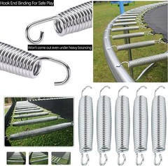6 Pack s Replacement 5.5 Inch Heavy Duty Stainless Steel Fitness Rebounder Ex…