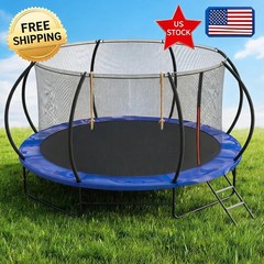 600-1760LBS Weight Capacity Outdoor Recreational for Kids Adult Trampoline 14FT