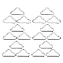 50 Pcs Replacement Trampoline Triangle Buckle Pole Caps Spare Parts