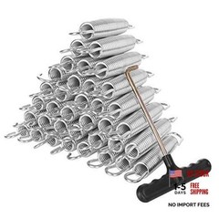 Trampoline Springs, Heavy Duty Galvanized Steel Replacement 5.5”x40Pack