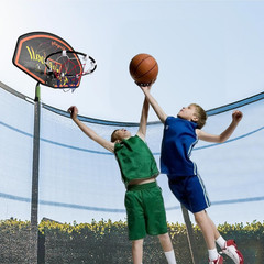Trampoline Basketball Hoop Set – Easy Install with Mini Balls & Pump