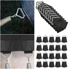 20 Pack Trampoline Triangles Buckle Stainless Steel Triangle Ring with Sewing…