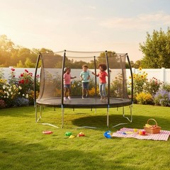 Round Trampoline Safety Net Tightly Woven Mesh Trampoline Safety Net