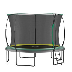 14ft Springfree No Gap Trampoline with Safety Net – Green