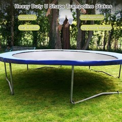 12 Pcs 12 Inch Trampoline Stakes: Trampoline Anchors High Wind Heavy Duty U S…